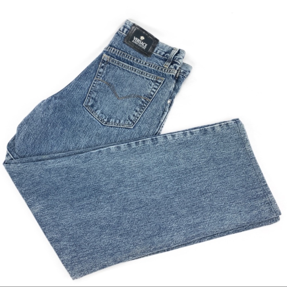 Vintage Versace Denim Jeans Mens 34x29 Italy